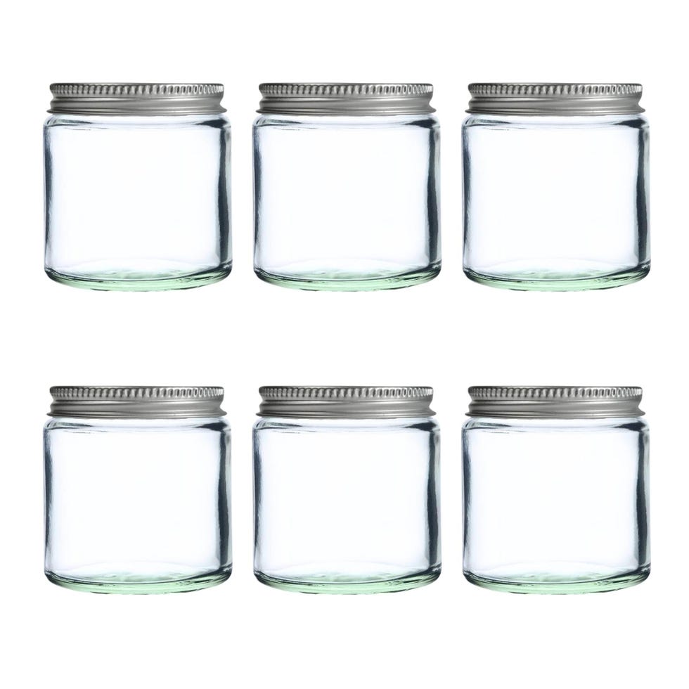 120ml glass jars set of 6