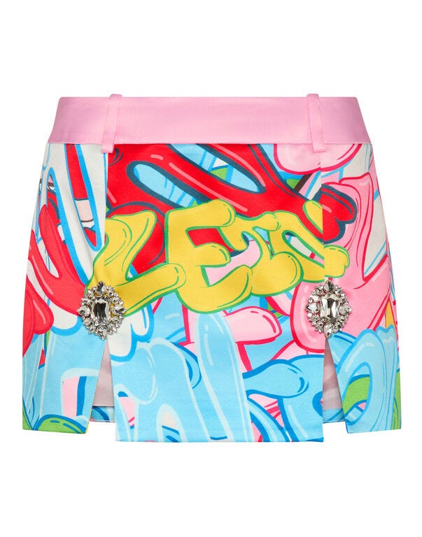 Mini Skirt Bombing Graffiti