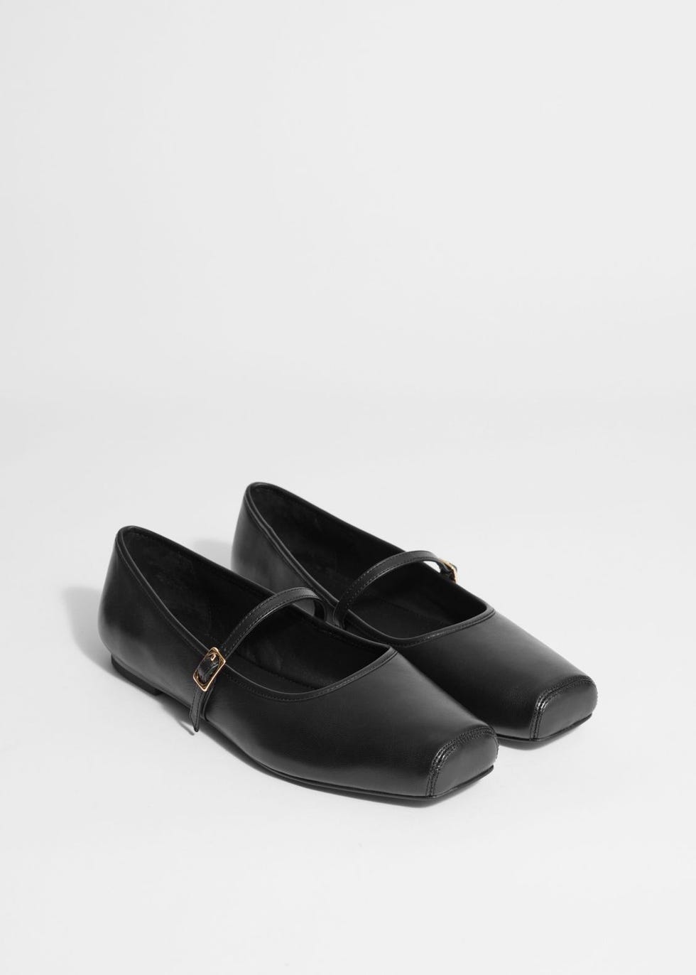 Square-Toe Ballet Flats