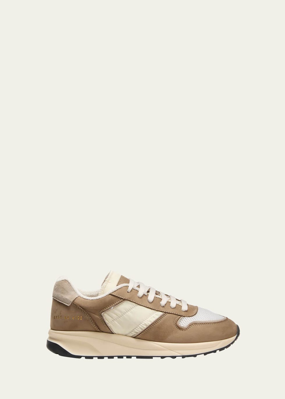 Bicolor Suede Track Sneakers