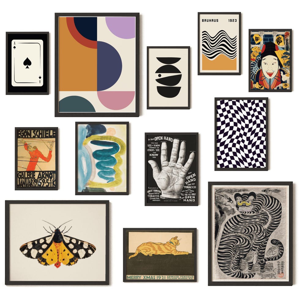 Maximalist Decor Gallery Wall Prints