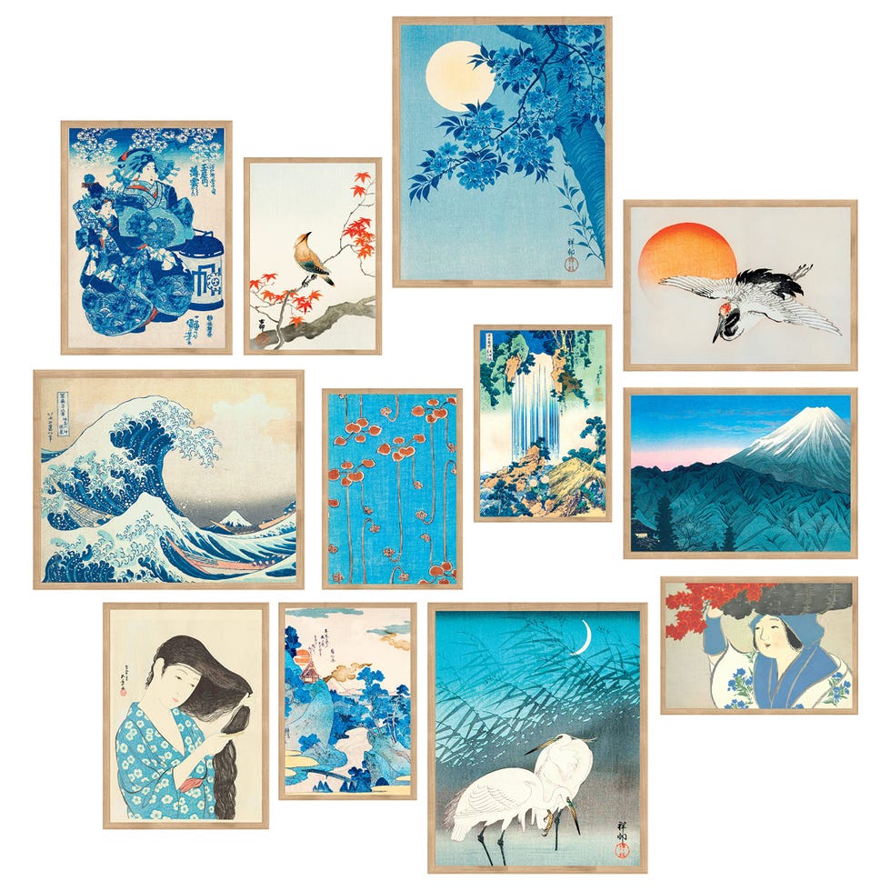 Vintage Japanese Posters Wall Prints