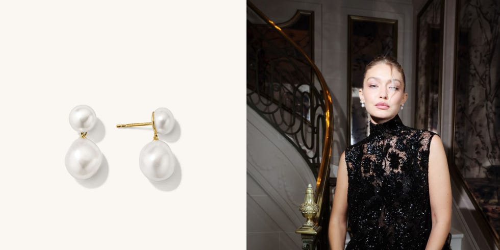 Bold Pearl Drop Earrings