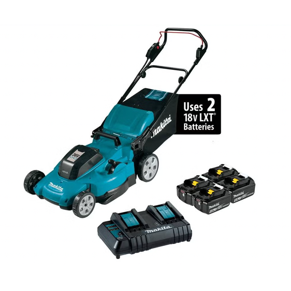 21 inch cordless lithium-ion lawn mower kit for hand lawn mower