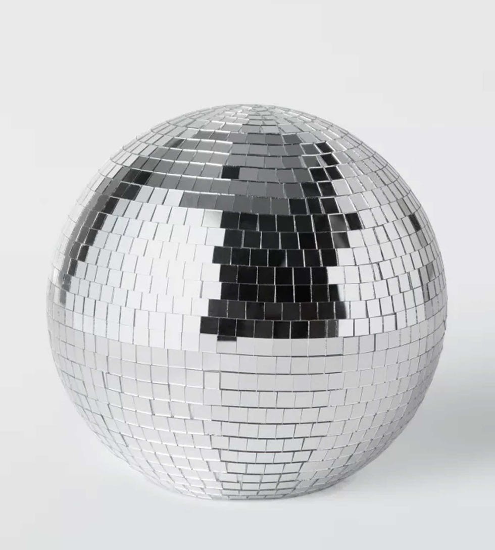 Silver Disco Ball Decoration