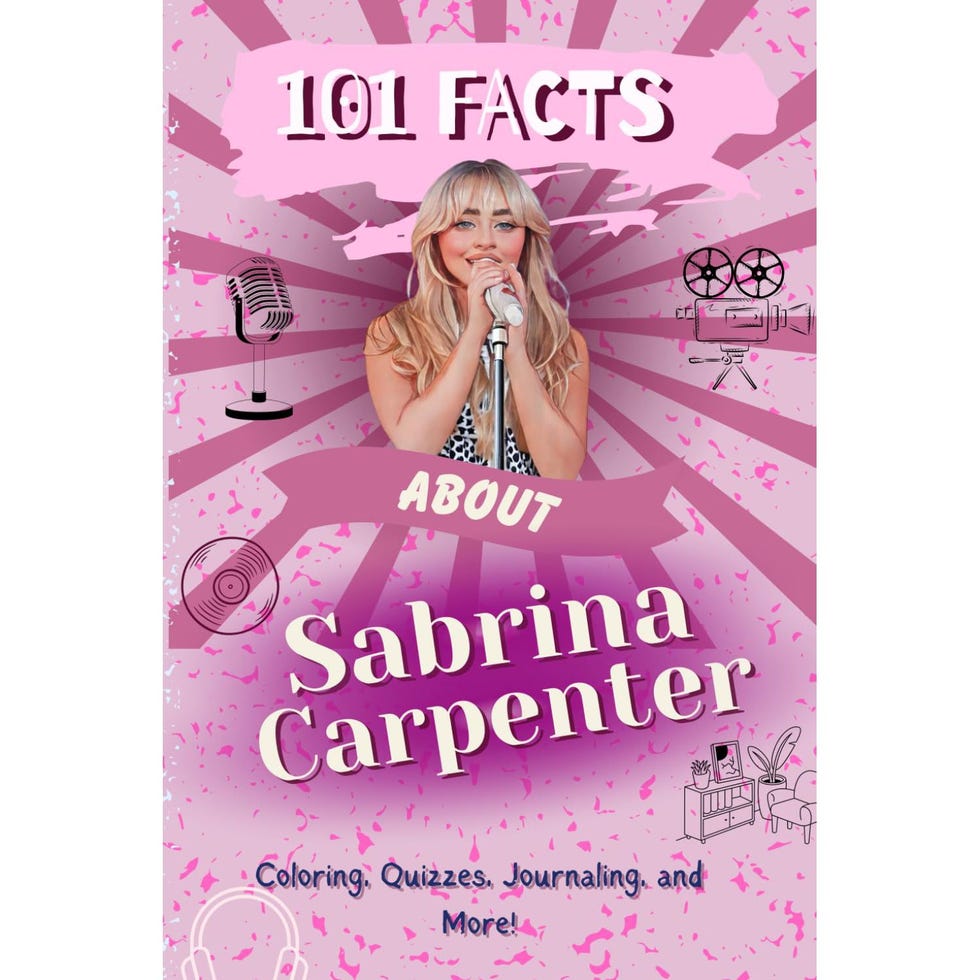 101 Facts About Sabrina Carpenter: The Ultimate Activity Book with Quiz, Journal, Coloring and More!