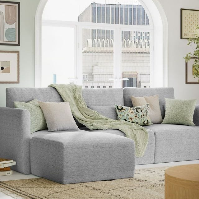 Drew modular sofa with ottoman