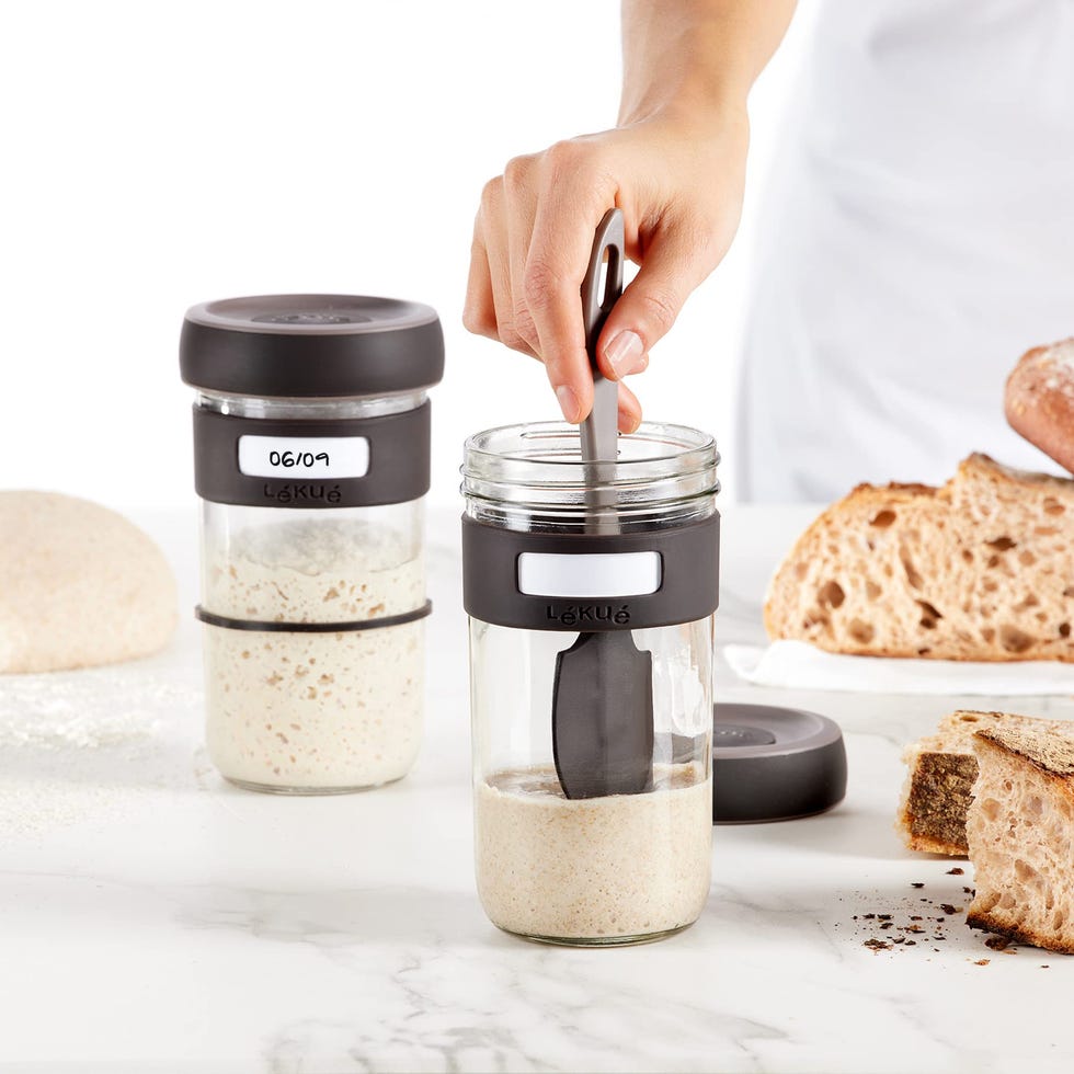 Clear Sourdough Starter Jar Set