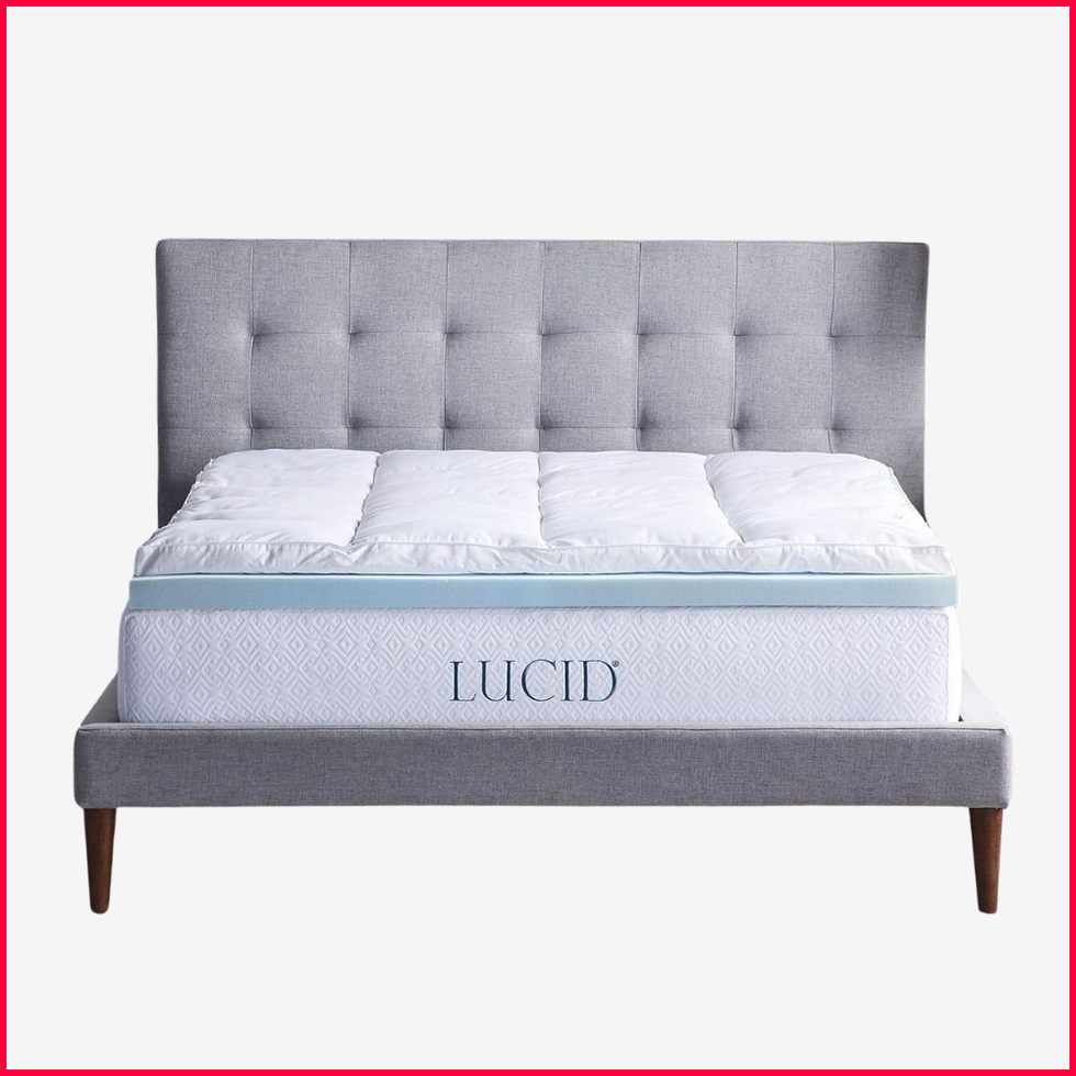 LUCID Memory Foam Mattress Topper 