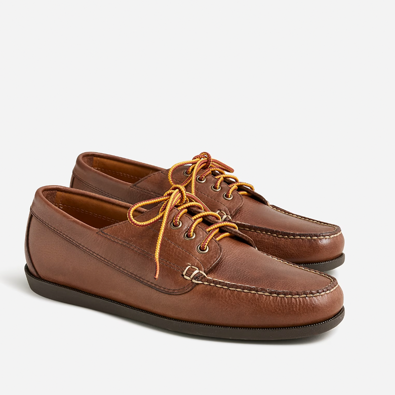 Leather camp shoes