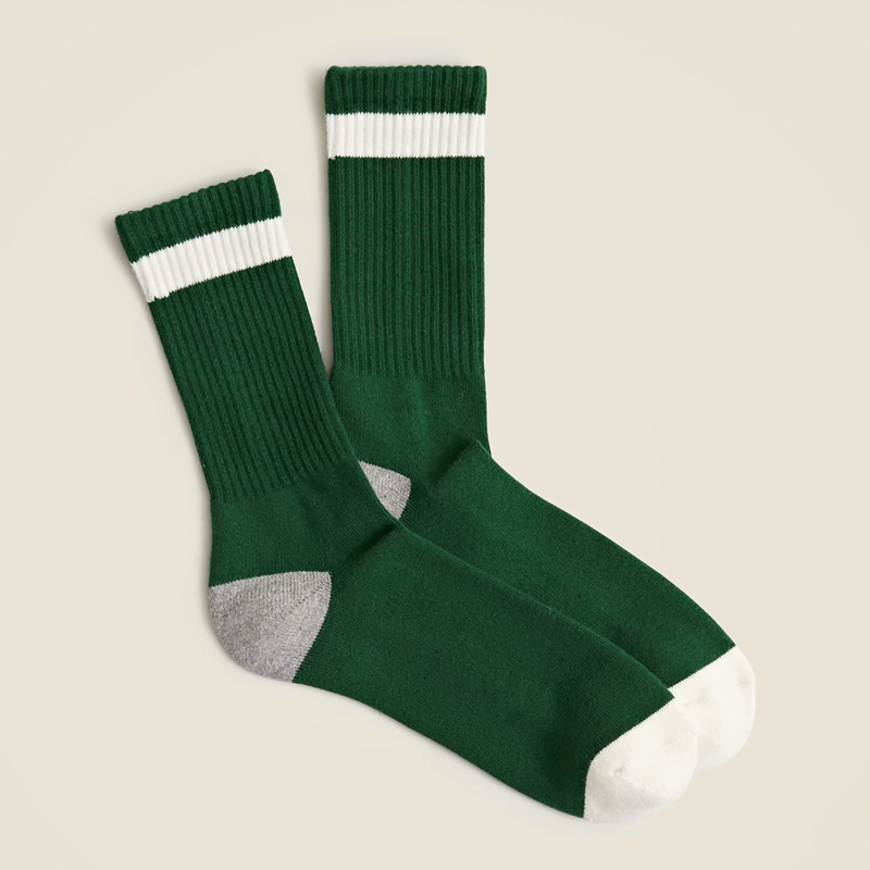 Sporty crew socks