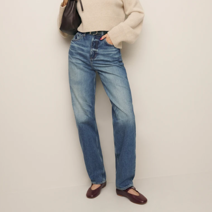 Noa – ultra high waist barrel jeans