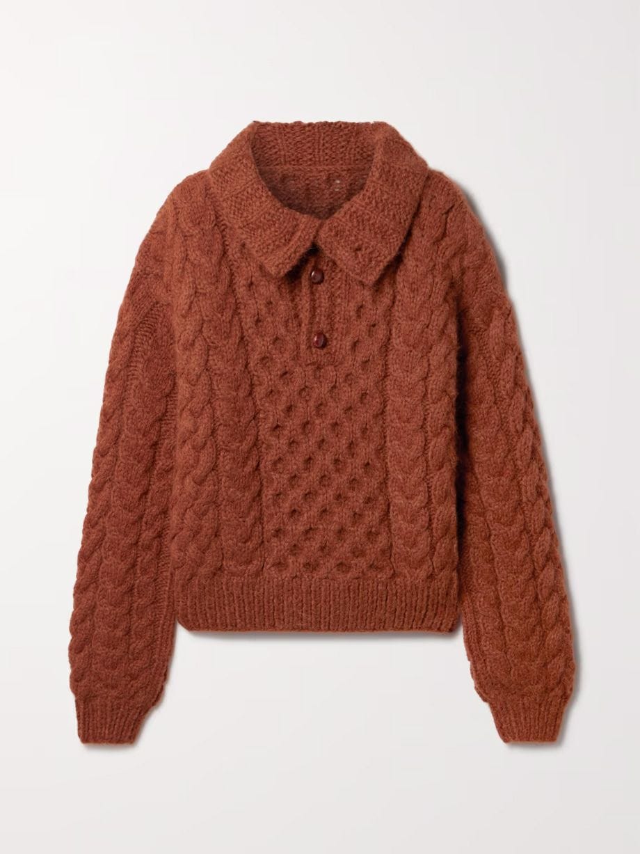 Nuage Cable-knit Sweater