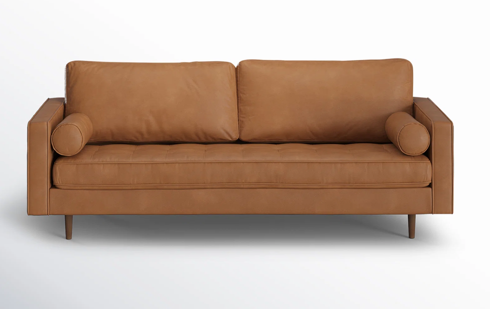 Geo sofa made of vegan leather