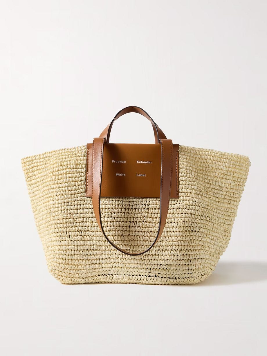 Morris raffia tote Morris raffia tote