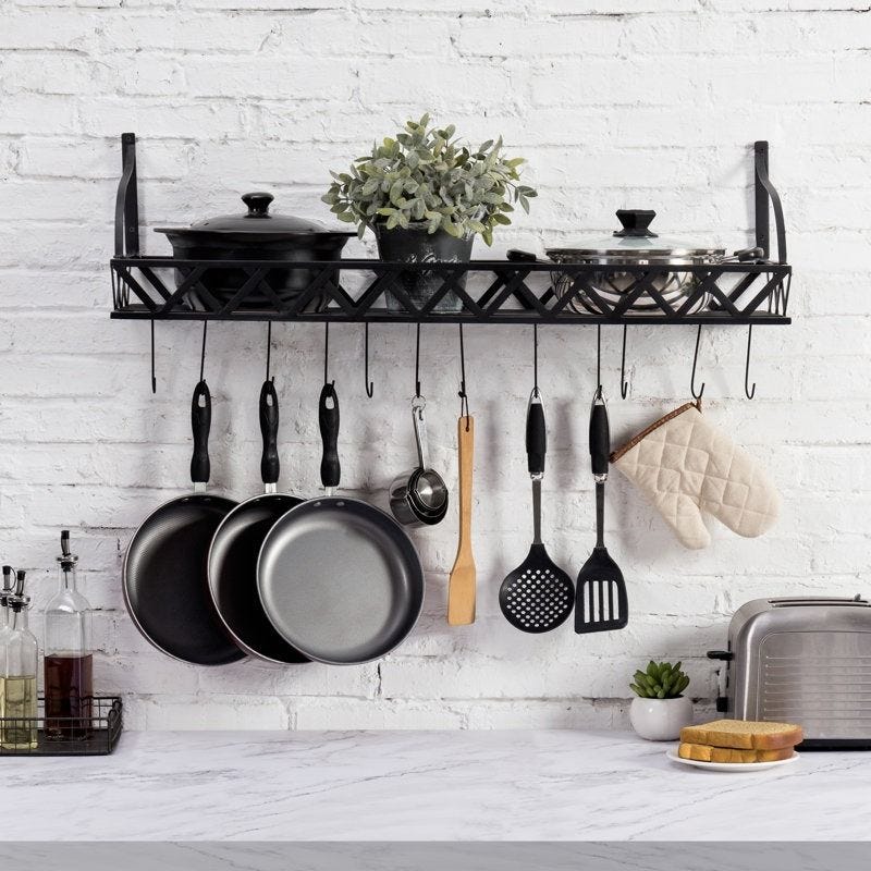 18 Best Pot Rack Ideas to Organize Your Cookware