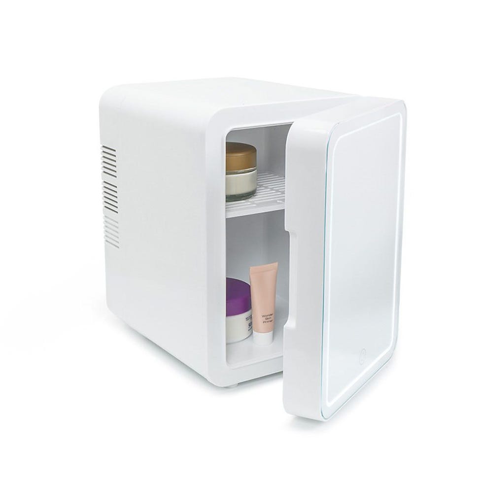 4L Portable Mini Beauty Fridge with LED Mirror