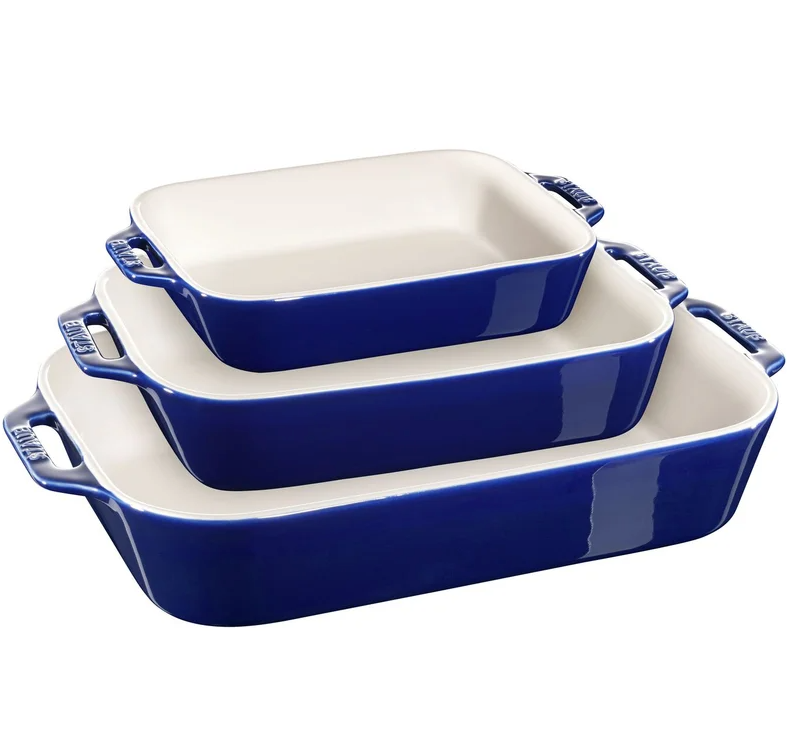 Staub Ceramics Rectangular Baking Dish Set