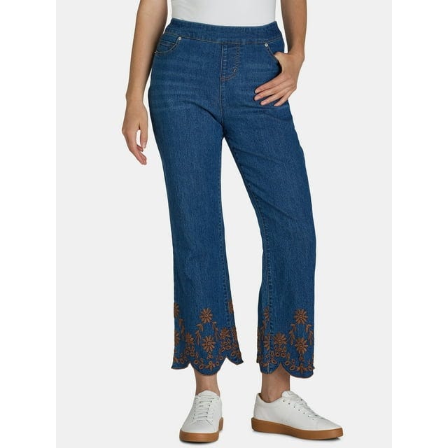 Pioneer Woman Embroidered Bootcut Denim