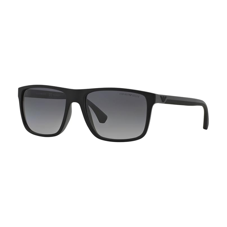 Men's EA4033 Polarized Square Sunglasses