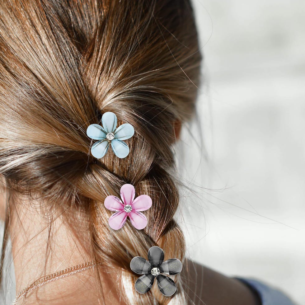 Small Flower Hair Clips