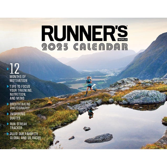 The 2025 Runner’s World Wall Calendar Is Here!