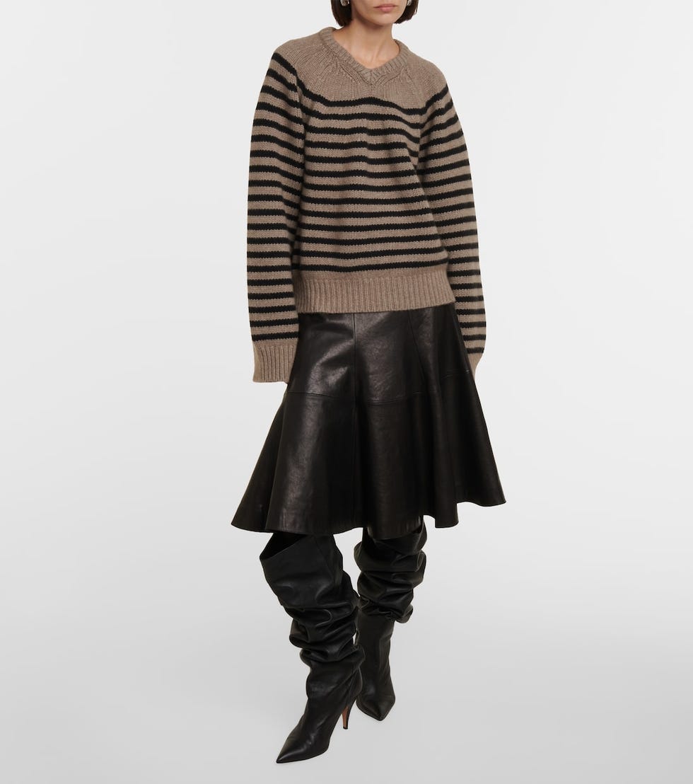 Nalani Striped Cashmere Sweater