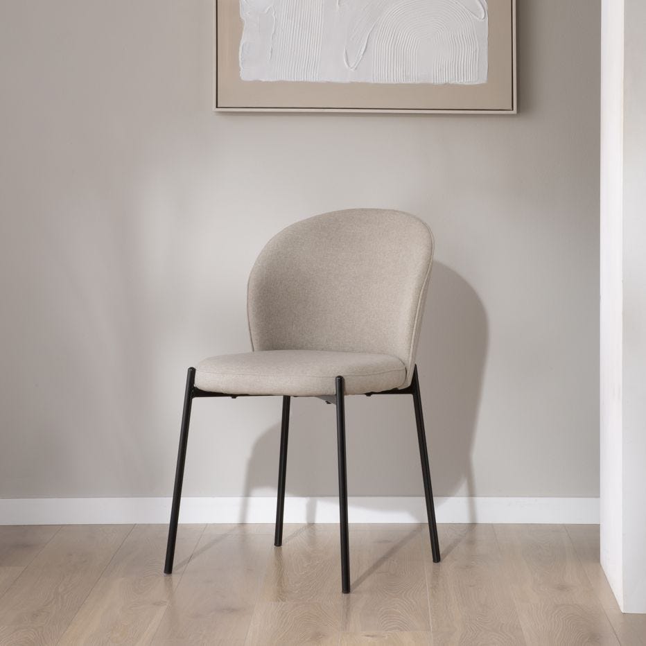 Nuren Silla Tapizada Beige