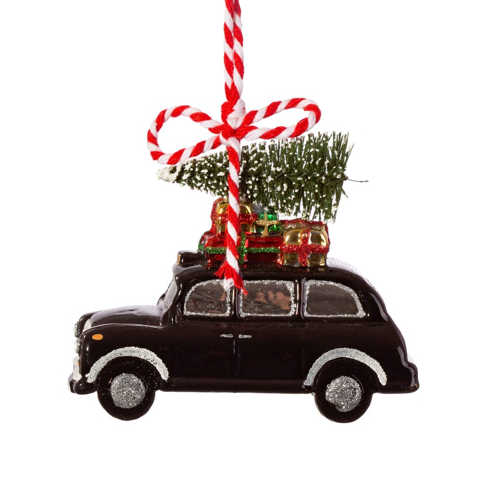 Christmas Black Cab Bauble