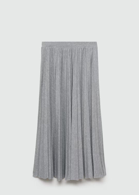 Pleated Long Skirt