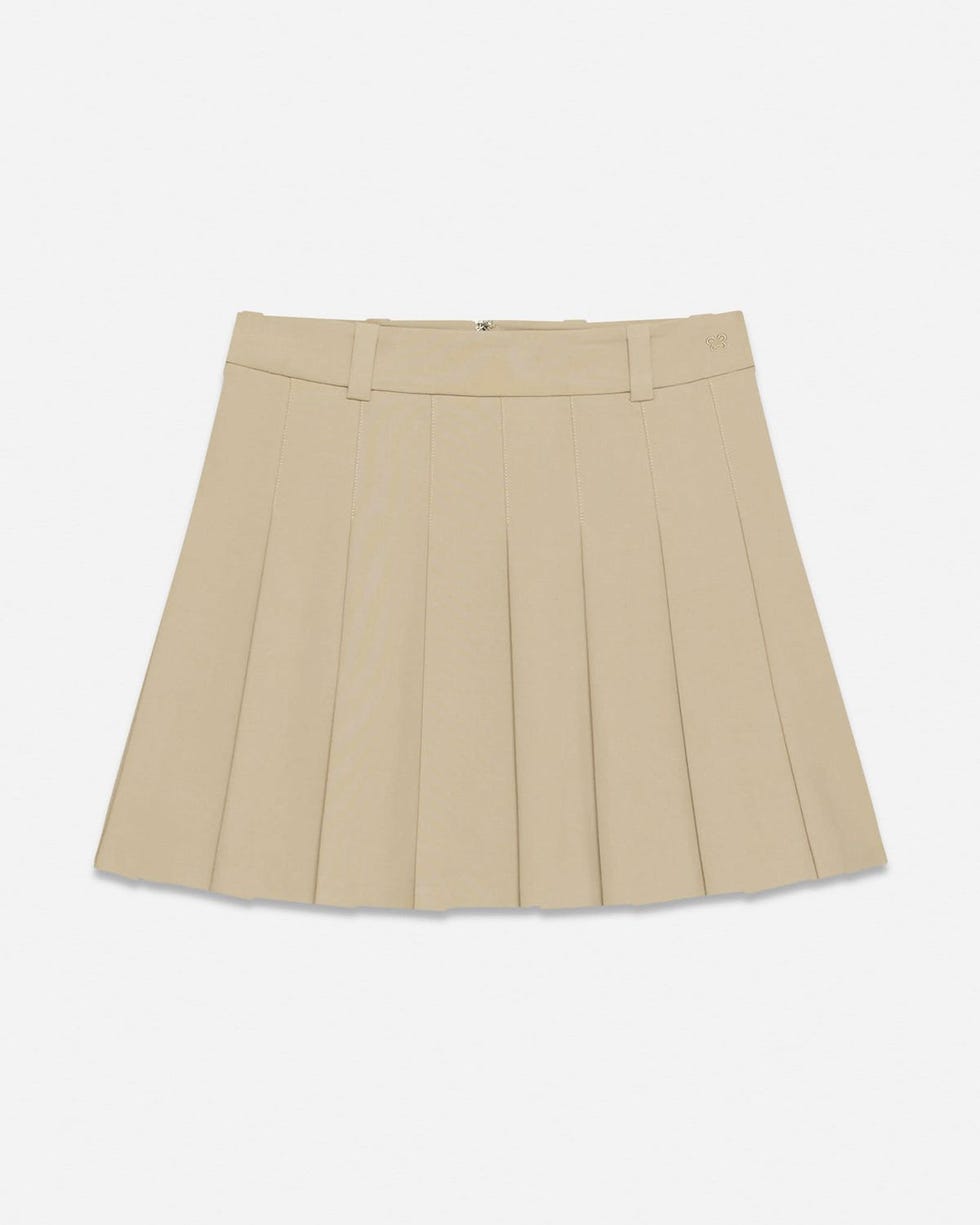 Olive mini skirt