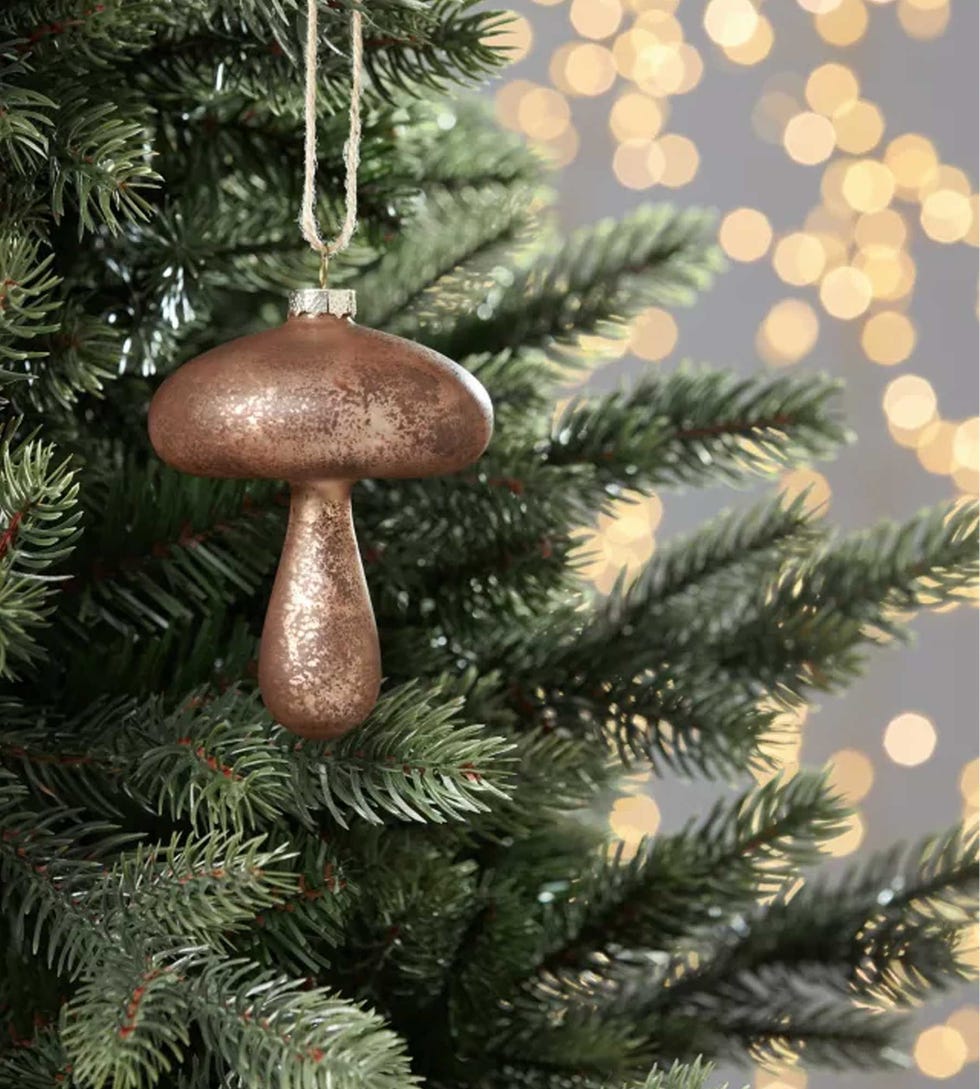 Dawn & Dusk Mushroom Bauble, Antique Copper