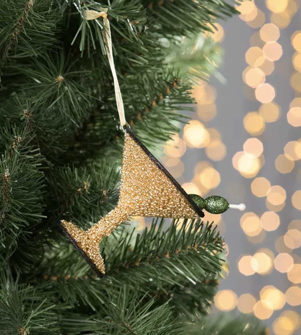 Wisdom & Wonder Martini Glass Beaded Tree Decoration