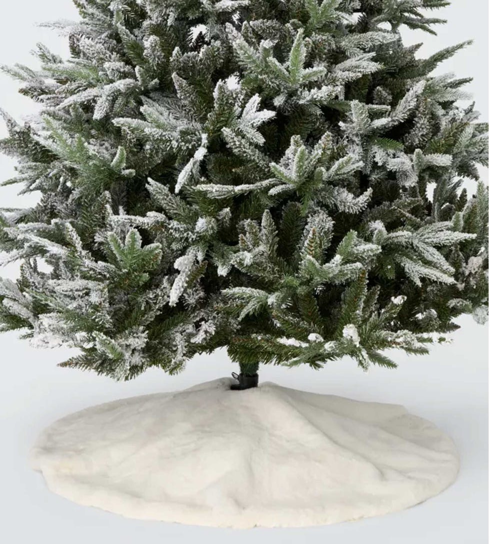 Wisdoms & Wonder Faux Fur Tree Skirt, White
