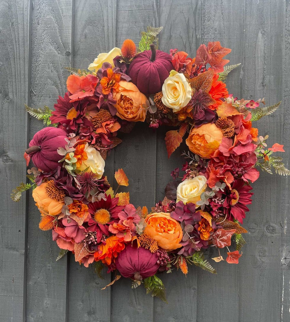 Artificial Autumn wreath