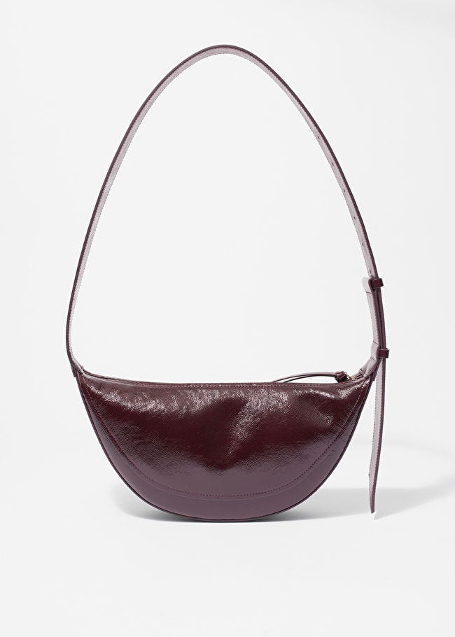 Paneled Leather Bag