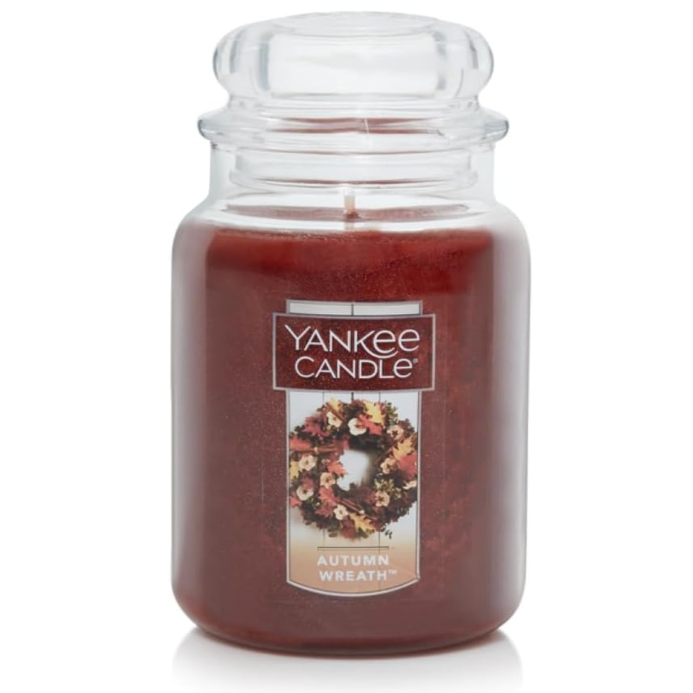 Autumn Wreath Candle