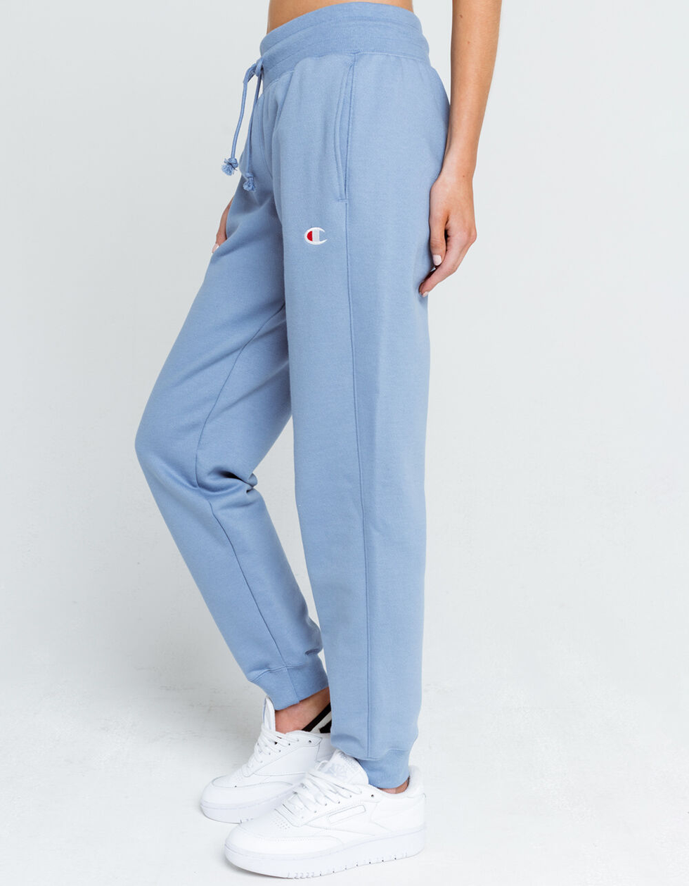 Navy blue champion sweatpants womens on sale