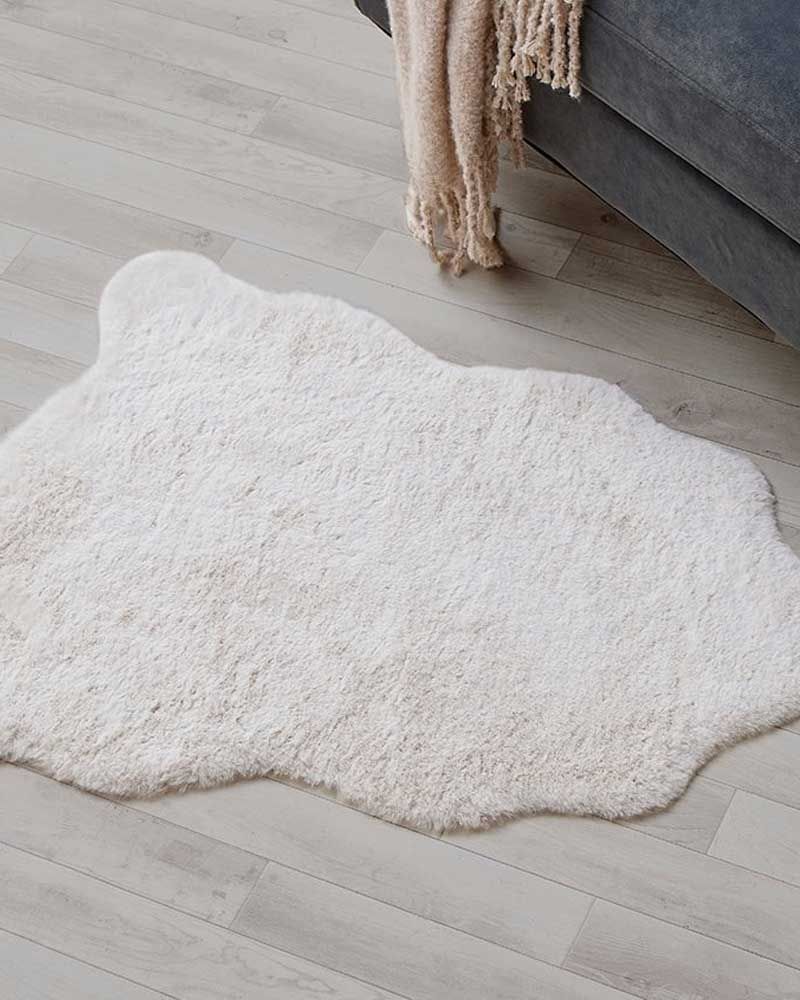 Faux Fur Rug - Ivory