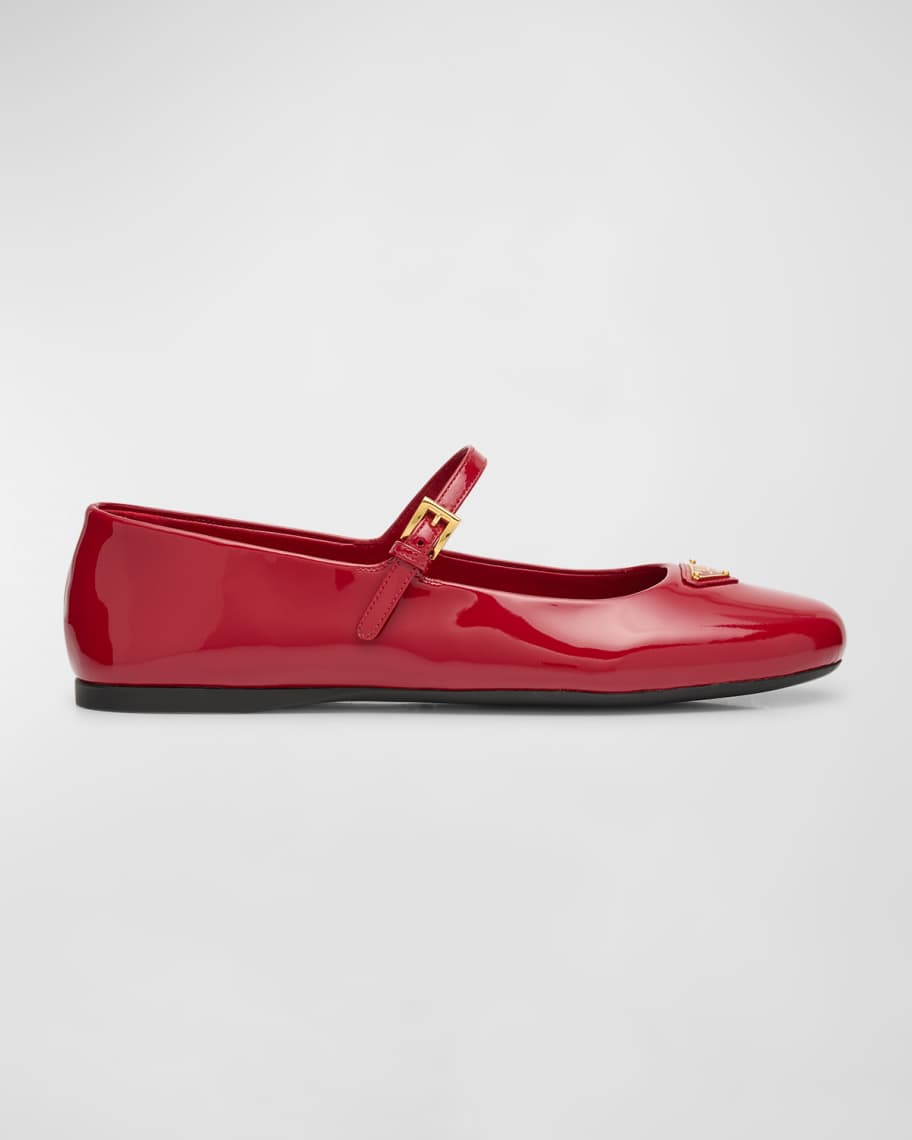 Patent Mary Jane Ballerina Flats