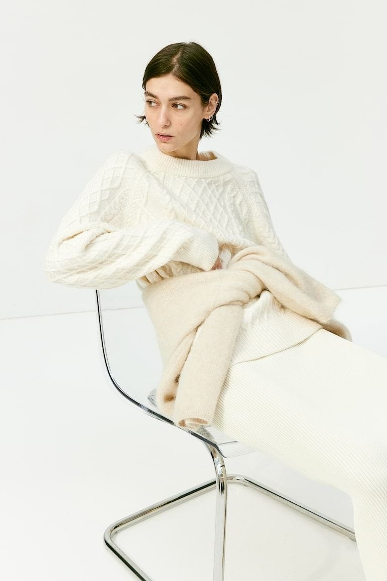 Cable-Knit Jumper