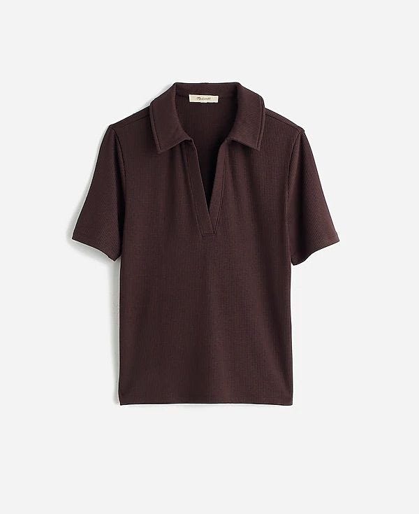 Short-Sleeved Polo Top