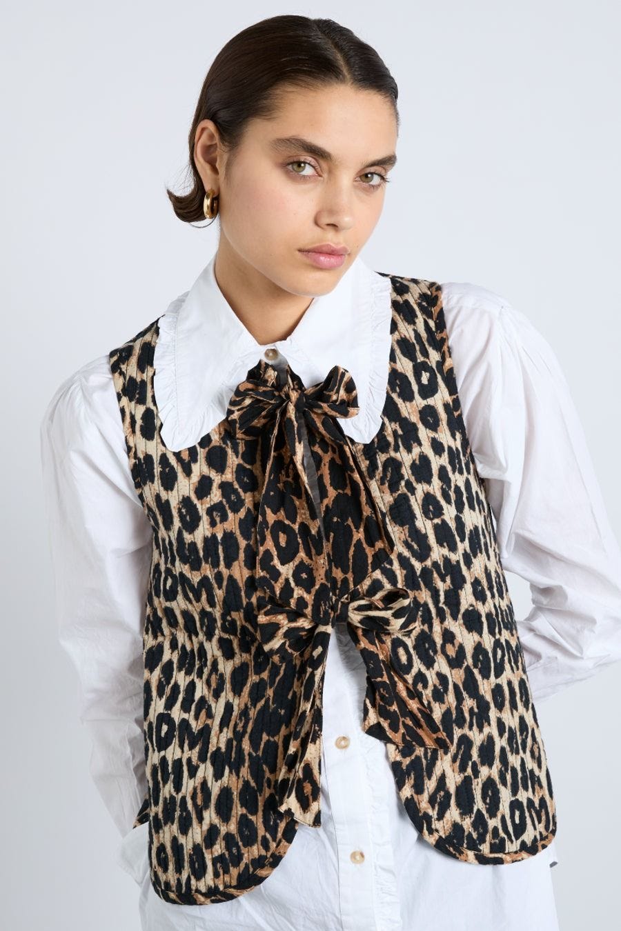 Tilly Leopard Gilet