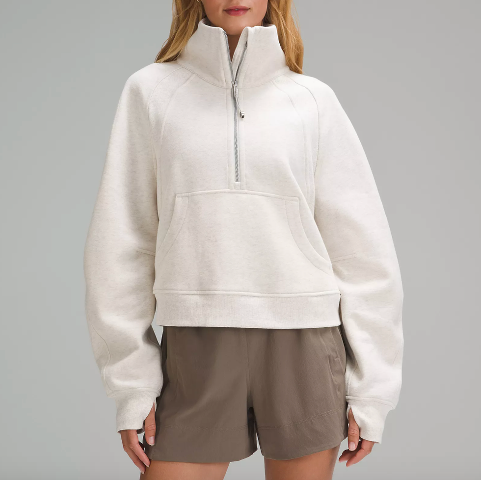 Scuba Oversized Funnel-Neck Half Zip