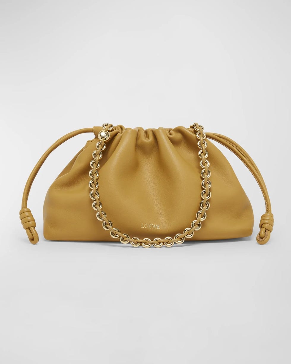 Flamenco Bag in Napa Leather with Detachable Chain