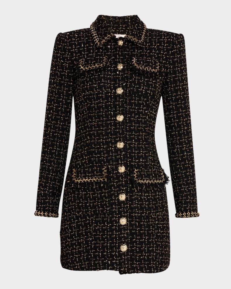 Sasha Tweed Blazer Mini Dress