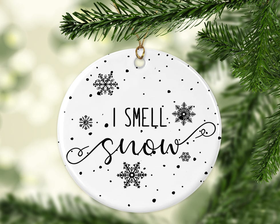 I Smell Snow Ornament