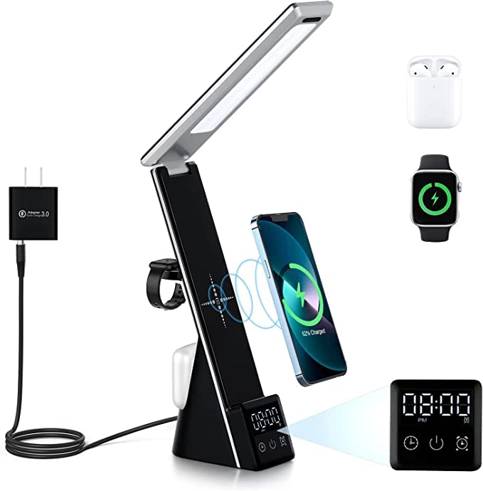 7-in-1 LED Lamp with 10W Wireless Charger