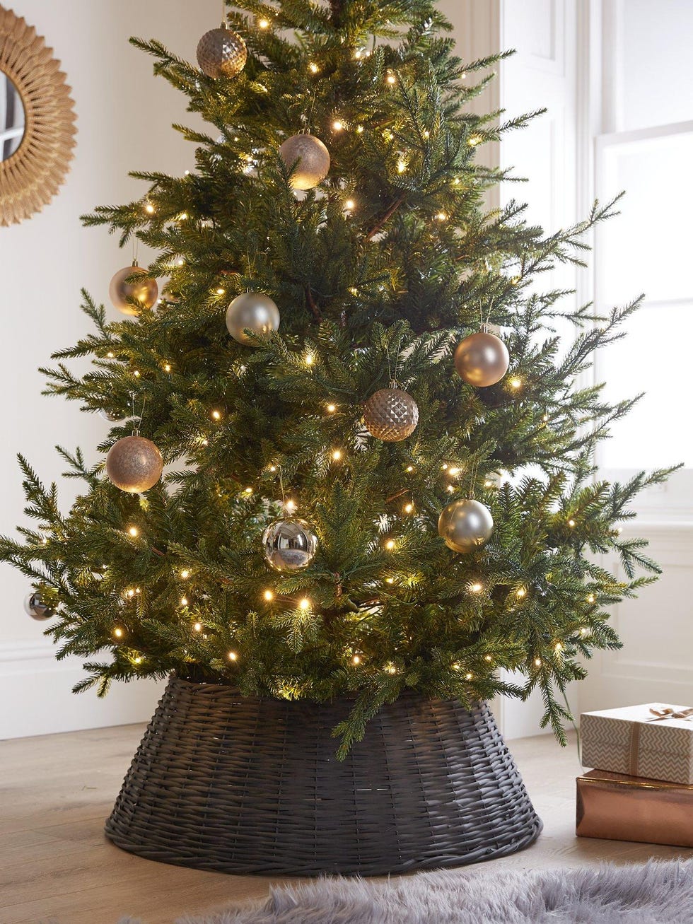 Slate Grey Willow Tree Skirt