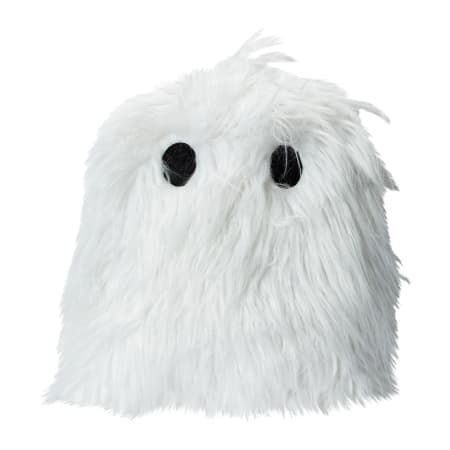 Fuzzy Ghost Throw Pillow 